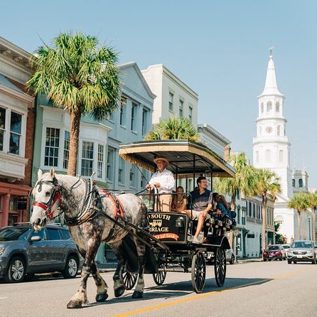 carriage ride through historic charleston south carolina