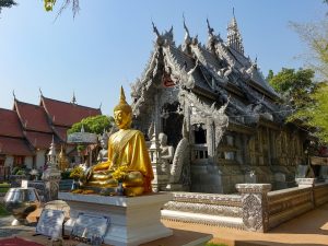 silver temple in chiang mai thailand