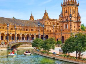 plaza de espana in seville spain